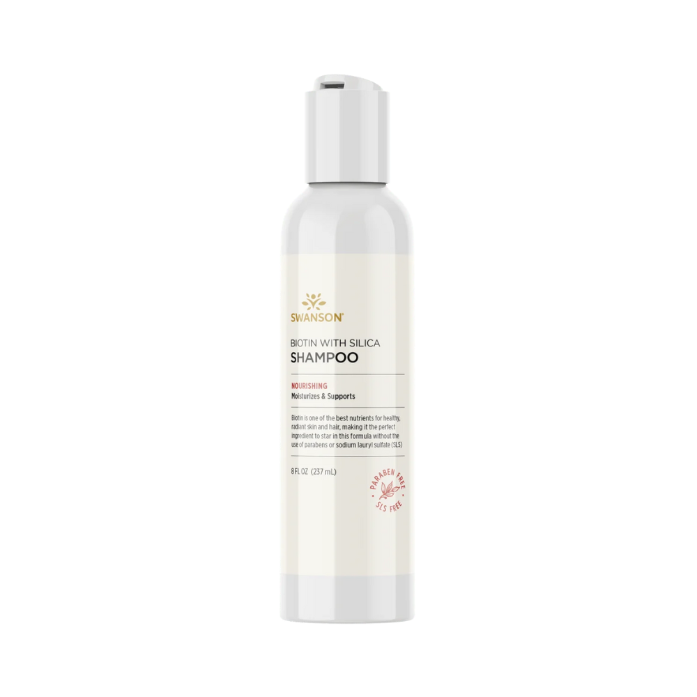 SWANSON BIOTIN WITH SILICA SHAMPOO 237ML-1