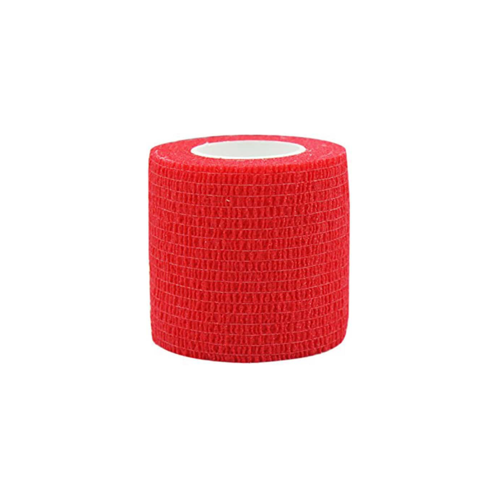 OCTACARE COHESIVE BANDAGE RED 5CM X 4.5M-1