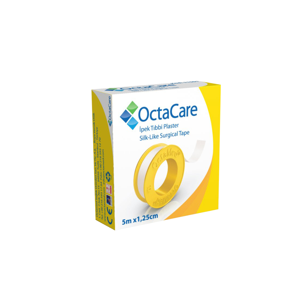OCTACARE SILK-LIKE SURGICAL TAPE 5M X 1.25CM-1