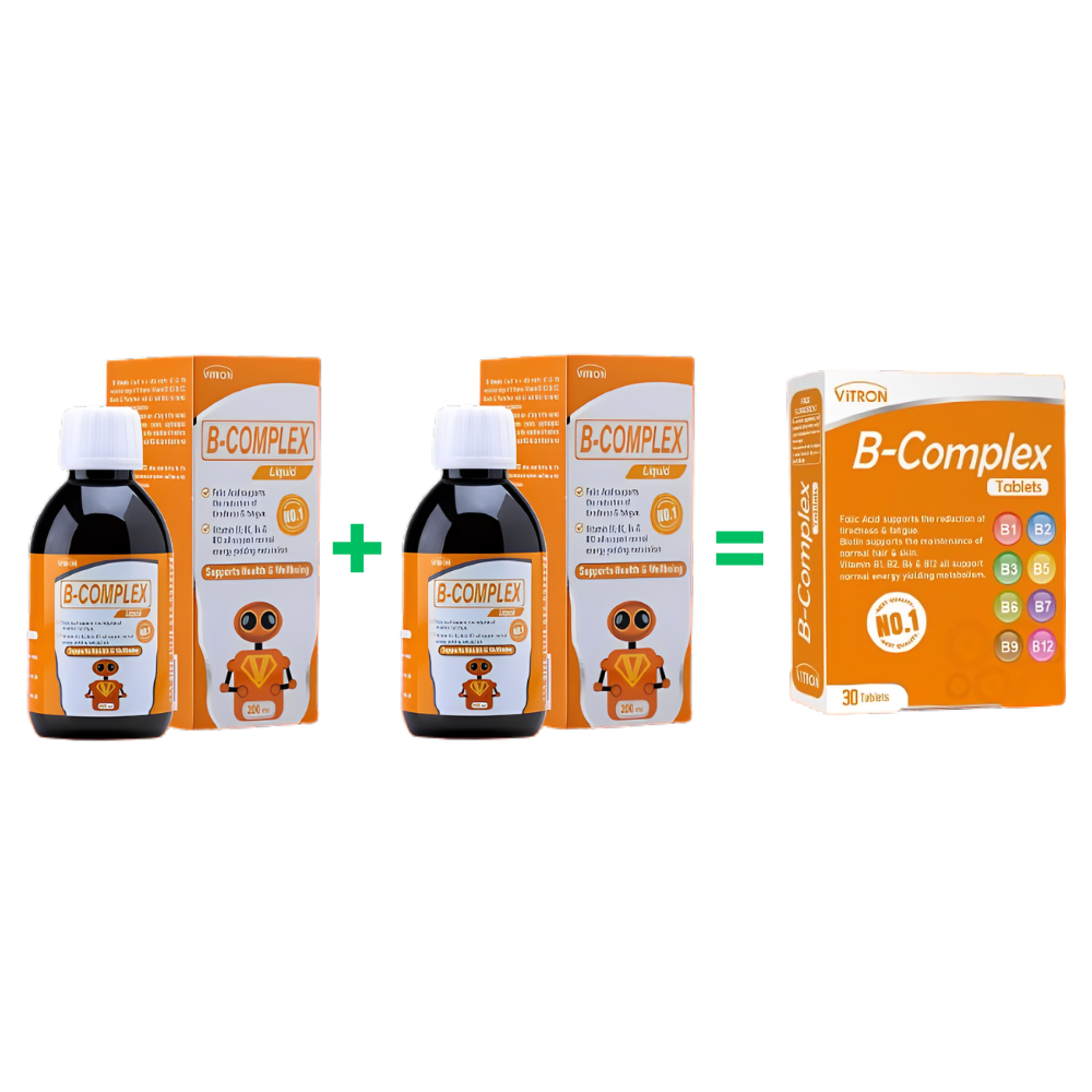 BUY 2 GET 1 FREE B-COMPLEX SIR 200ML  / B-COMPLEX TBL A30-1