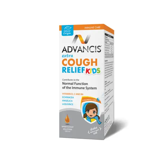 ADVANCIS EXTRA COUGH RELIEF KIDS SIR 100ML photo 1
