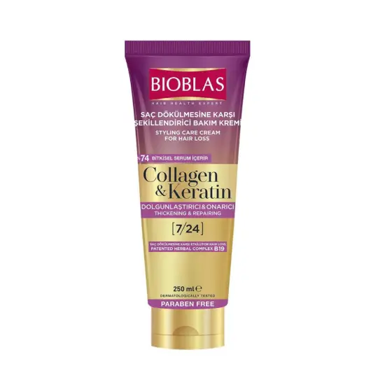 BIOBLAS COLLAGEN & KERATIN STYLING CARE KREM 250ML photo 1