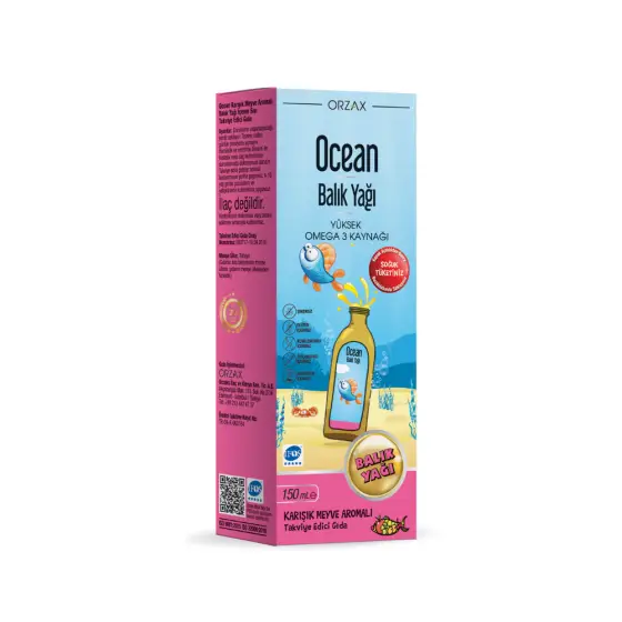 OCEAN FISH OIL MIXED FRUITS SIR 150ML photo 1
