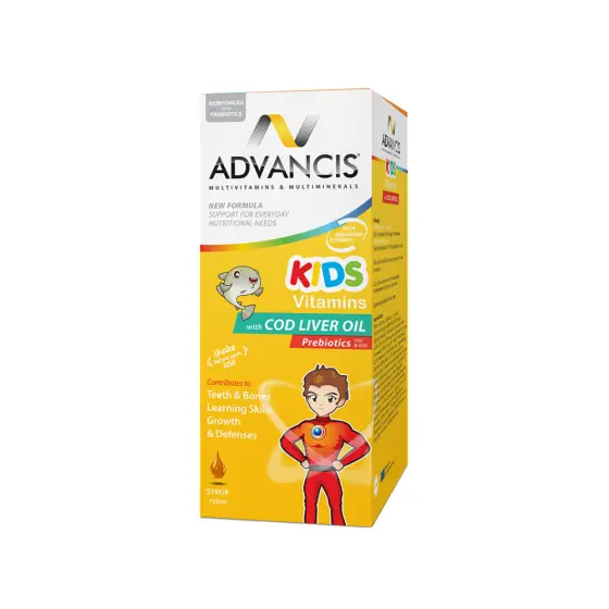 ADVANCIS KIDS COD LIVER OIL SIR 150ML photo 1
