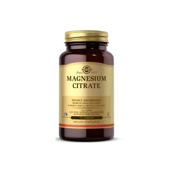 SOLGAR MAGNESIUM CITRATE TBL A60 photo 1