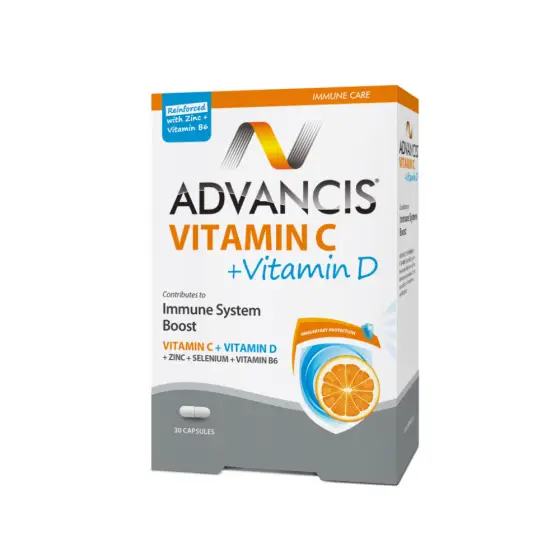 ADVANCIS VITAMIN C+VITAMIN D CPS A30 photo 1