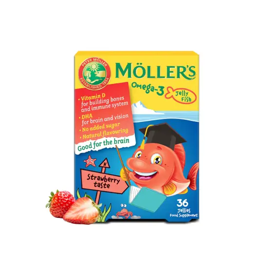 MOLLERS OMEGA-3 CPS FISHES STRAWBERRY A36 photo 1