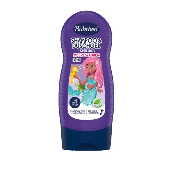 BUBCHEN SHAMPOO & DUSCHGEL + BALSAM 3IN1 230ML photo 1