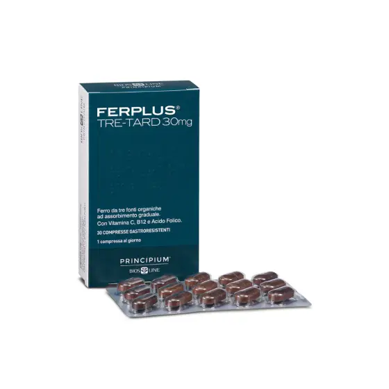 BIOS LINE FERPLUS TRE-TARD TBL 30 X 30MG photo 1