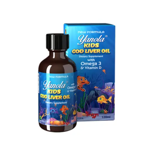 YANOLA KIDS COD LIVER OIL SIR 120ML photo 1